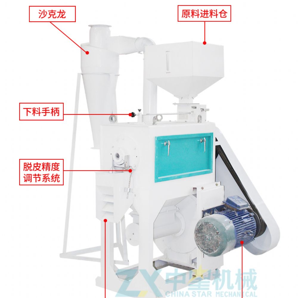 S180新型干法玉米脫皮機